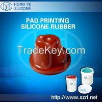 liquid pad printing silicone rubber for gifts or crafts