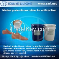 RTV 2 double parts prostheses making silicone
