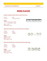 Bone Plates