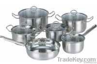 stainless steel cookware sets/  pan/ casserole