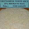 Vietnamese white rice 25% broken max.