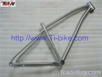 Customized titanium cyclocross bike frame, bicycle frame