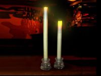 real wax flameless led taper candle