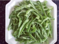 Frozen green peppers