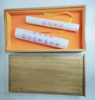 32*16cm Package Box Cinnamomum Camphora  Xuan Paper Brochure Wooden Box