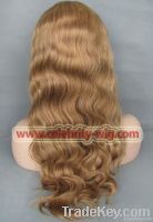 100%human hair full lace wig Body wave 20inch