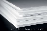 white foam core  board , acid free