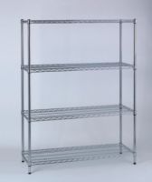 Chrome plate wire shelving