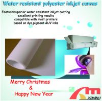 Water Resistant Polyeater Inkjet  Canvas