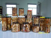 mixed mushrooms marinated