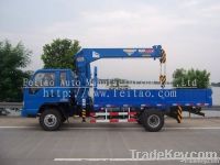small truck mounted crane&3ton truck crane