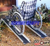 Aluminium wheelchair vehicle slope ramp threshold