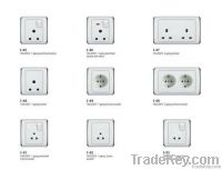 American/Germany/European type electrical wall switches socket