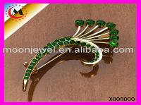 2011Fashion peacock brooch