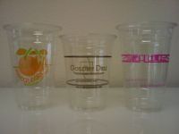 Custom Printed Plastic PET Cups