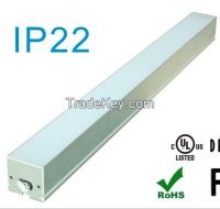 20W 125-130lm/W UL DLC CE ROHS listed linkable Flat linear Fixture