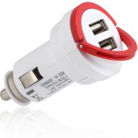 Dual USB auto car charger 5V 4A  Dual USB Car Charger Designed for Apple and Android Devices - BLACK