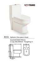 NEWTANG Siphonic One-piece closet(Toilet) No:8151