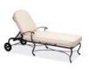 wrought iron sun lounger