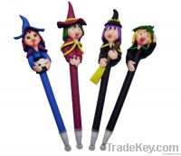 Halloween Promtional Giveaway Gift Witch Ballpoint Pen Gift Ball Pen
