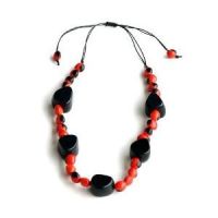 Tagua and Huayruro necklace