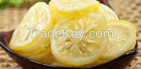 sweet delicious Preserved dried lemon fruit slices