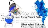 Textile dyeing pigment paste for fabric dip dyeing