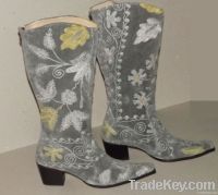 Suzani Embroidery Boots