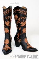 Embroidery Ladies Boots