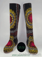 Ladies High Boot | Womens Printed Long Boots