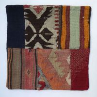 Kilim patch cushion covers