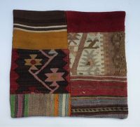 Kilim patch cushion covers