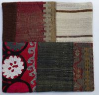 Kilim patch cushion covers