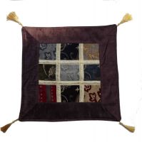 velvet patch cushion covers