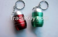 6LED calabash shape aluminum torch keychain