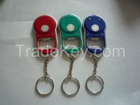 LED KEYCHAIN light with bottle opener calabash shape