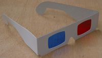 red-blue 3D glasses