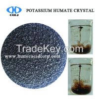 High water solubility different grades of potassium humate shiny powder/crystal/flakes