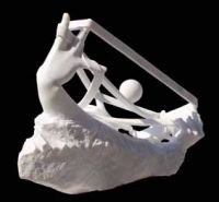 Carrara marble sculpture