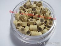 copper micro ring, silicone micro link, screwed micro rings, silicone mic