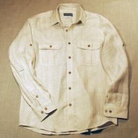 Adventure pure linen men's shirt