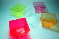 Plastic Disposable Square Salad Bowl
