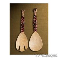 Giraffe Handle Salad Servers