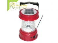 0.5W*6 LED Multi-functional Solar Rechargeable Portable Lamp / Light