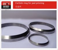 Carbide ring for pad printing