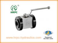 flange end hydraulic brass ball valve