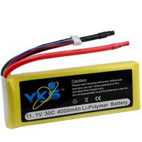 YKS RC Lipo battery 3s 11.1v 4000mAh 30c