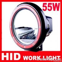 7'' 55W 12V/9~16V Offroad Light HID Drive Light H3 HID work light