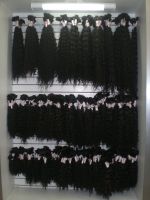 Brazilian Bulk black remy hair yaki style