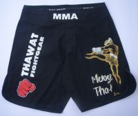 MMA Muay Thai Fightshort Black